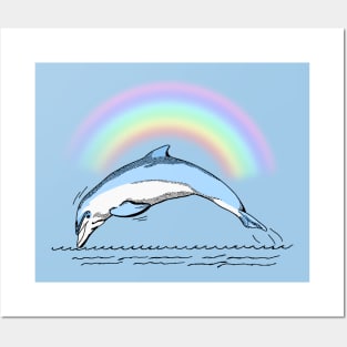 HAPPY DOLPHIN Posters and Art